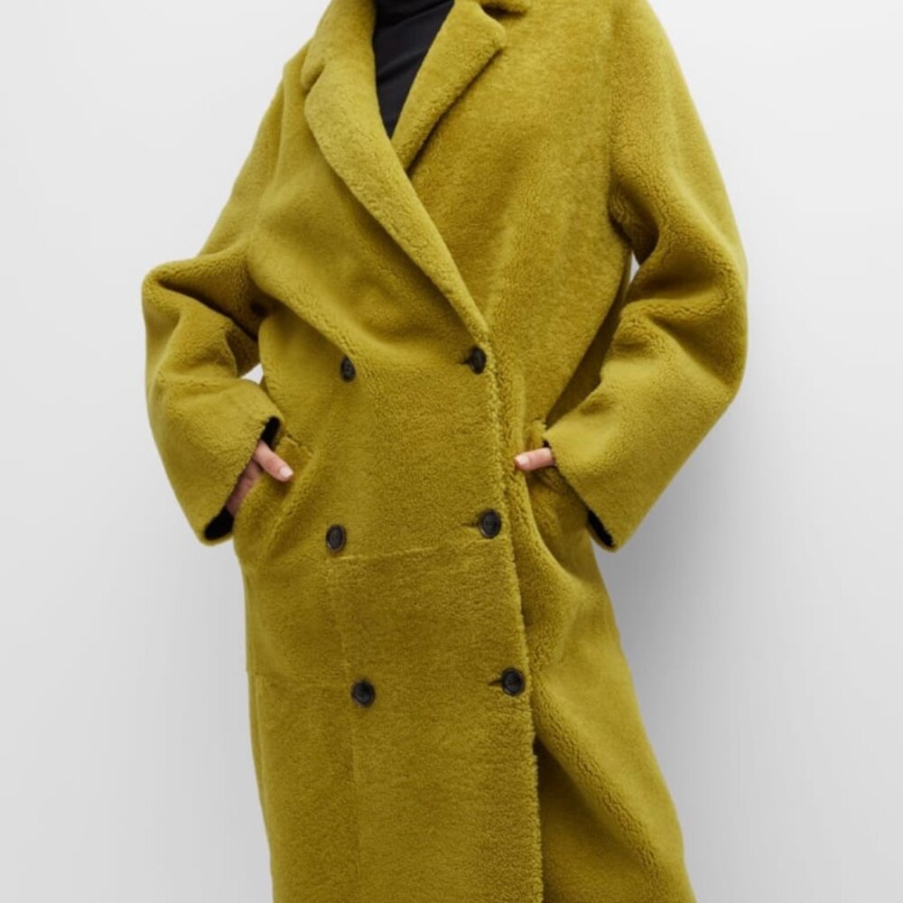 Nour Hammour Pistachio Coat